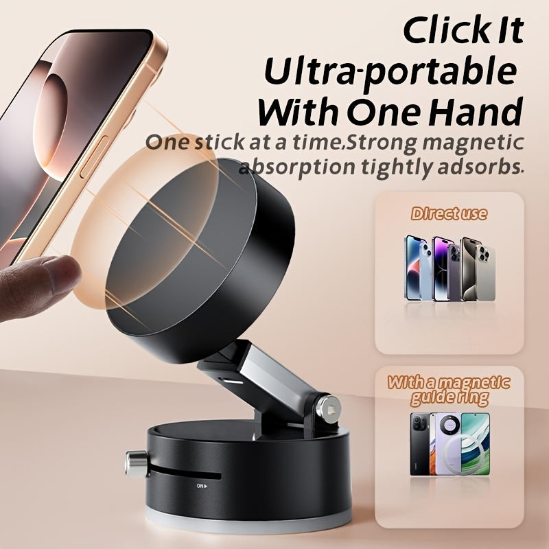 Vacuum Magnetic Suction Phone Holder