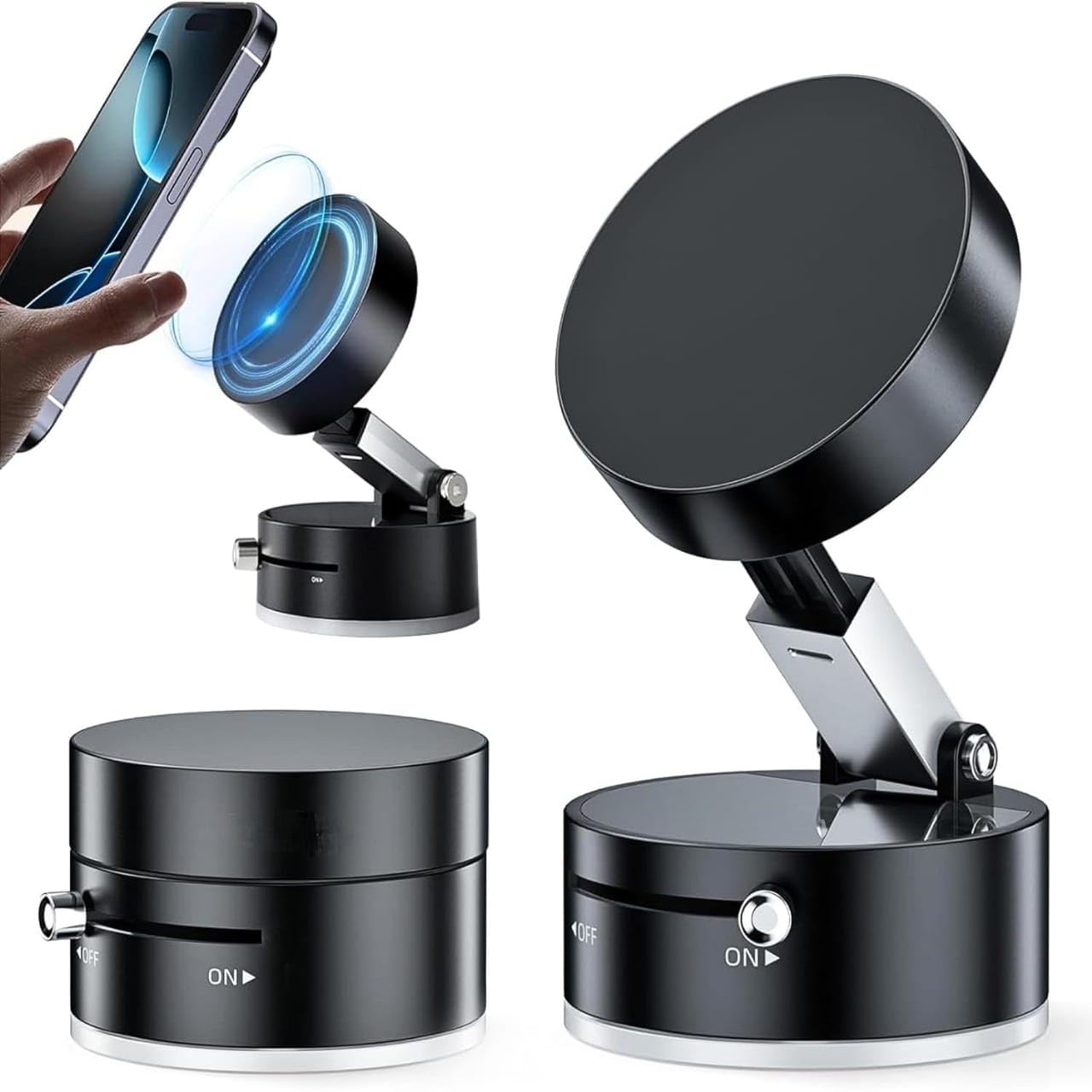 Vacuum Magnetic Suction Phone Holder